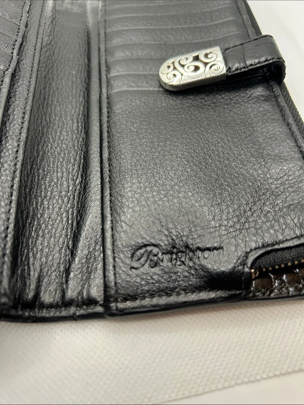 Brighton wallet black